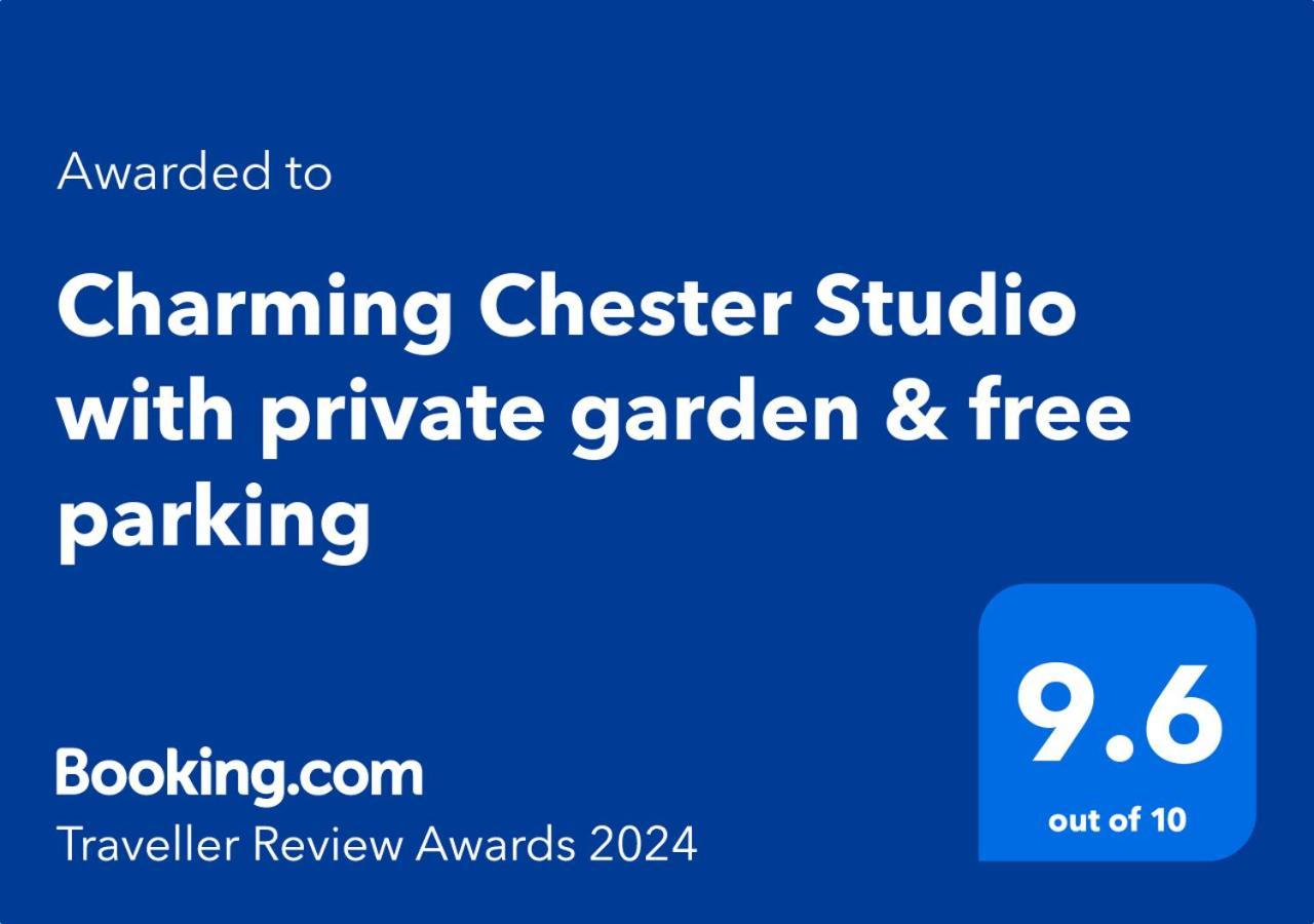 Charming Chester Studio With Private Garden & Free Parking ภายนอก รูปภาพ